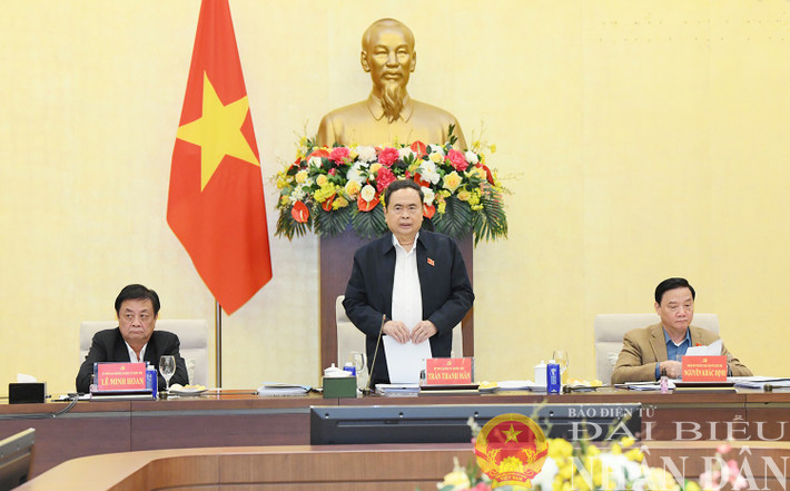 Chủ tịch Quốc hội Trần Thanh Mẫn chủ trì phiên họp của Ban Thường vụ Đảng ủy Quốc hội